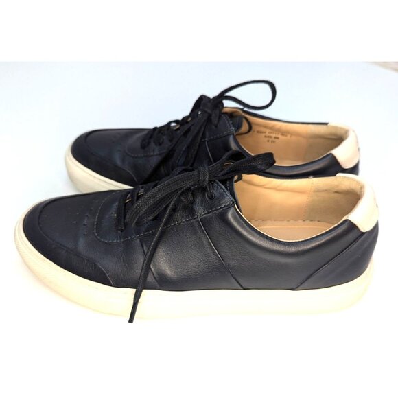 Moral Code Kady Black Leather Woman's Sneaker Sz 8 - Picture 6 of 7
